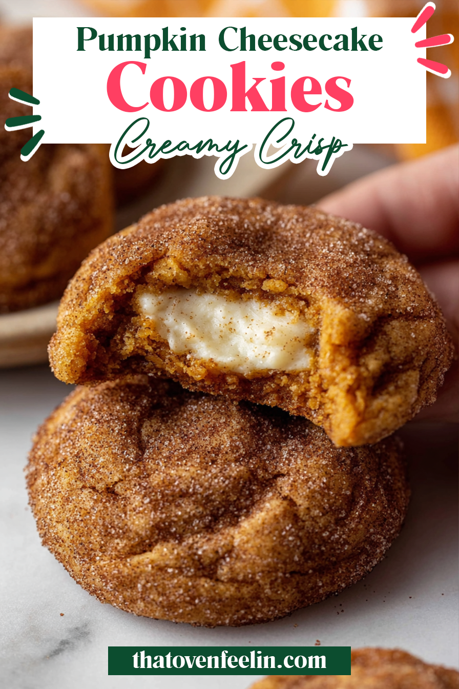 Pumpkin Cheesecake Cookies