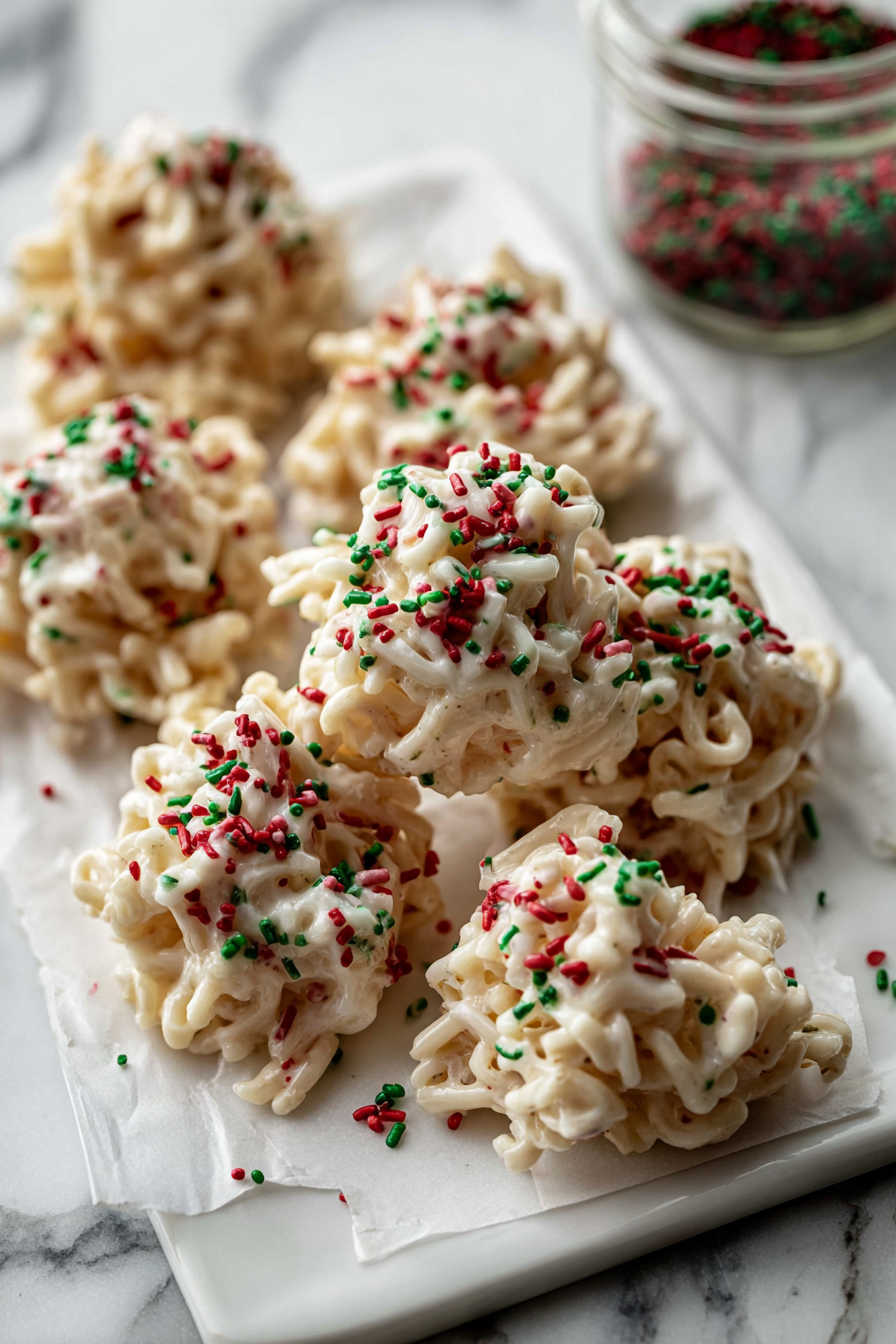 White Chocolate Haystacks