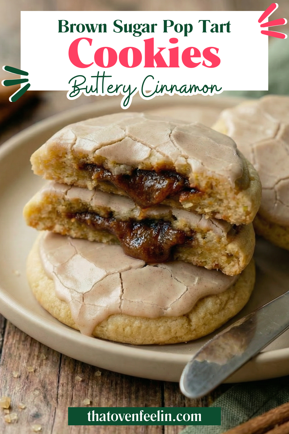 Brown Sugar Pop Tart Cookies