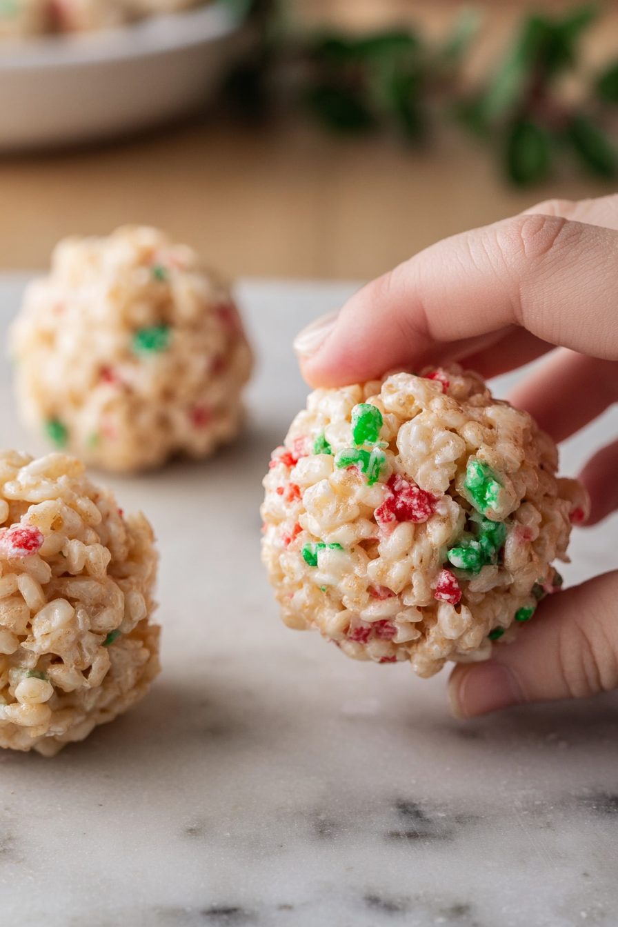Christmas Rice Krispie Treats