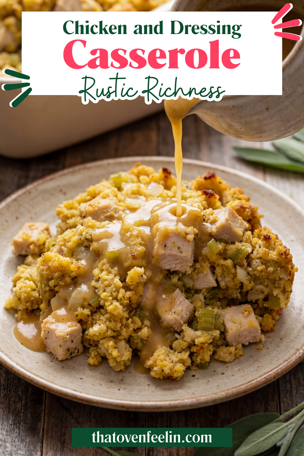 Chicken and Dressing Casserole